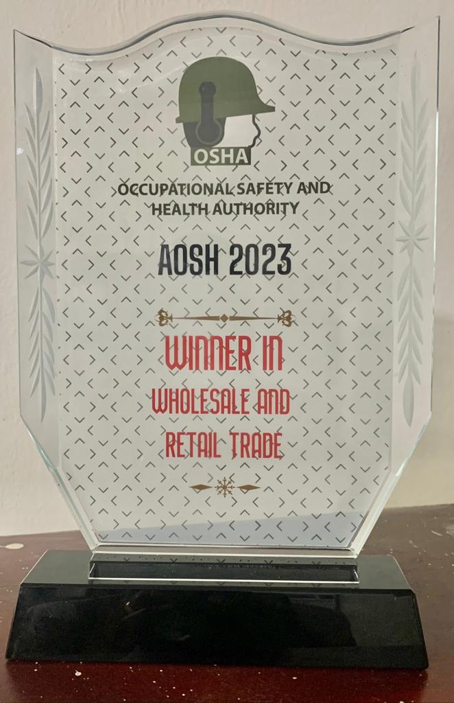 AOSH AWARD 2023  WHOLESALE & RETAIL TRADE